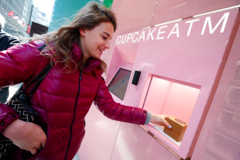 maquina de vending cupcake